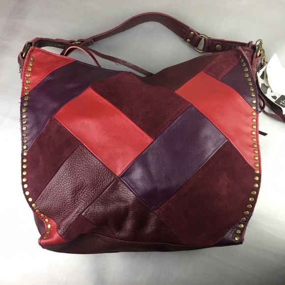 The Sak silverlake patchwork hobo shoulder bag - Picture 3 of 15